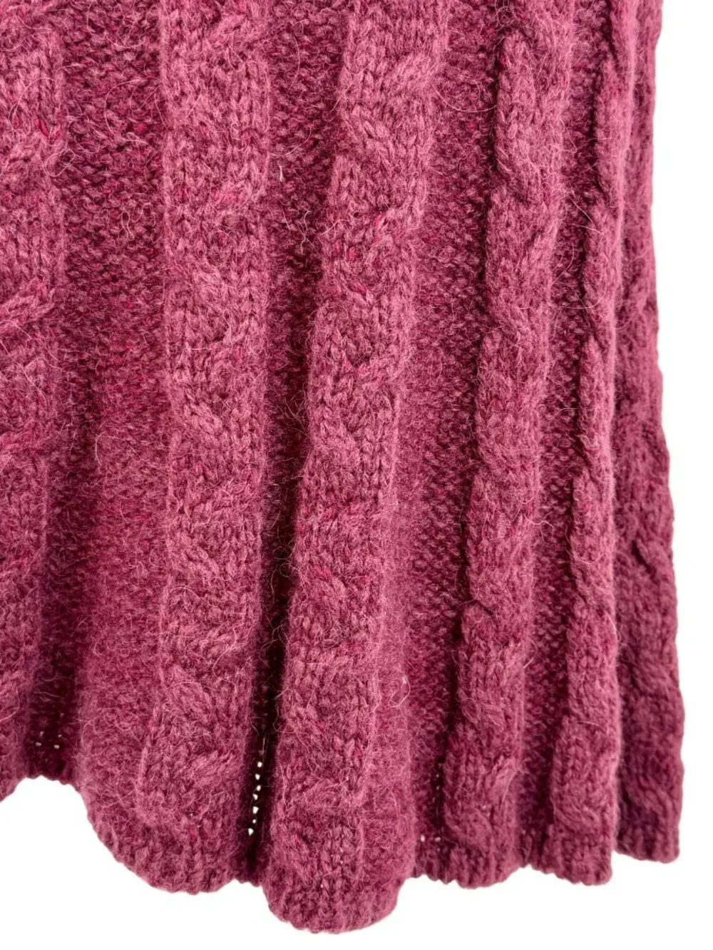 NWT Free People Dark Cherry Sequin Fit & Flare Sweater Dress | Mob Wife Coquette - Picture 13 of 16
